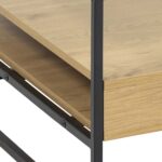 Diivanilaud RANDOLF 80x80x40cm, tamm, 80x80xH40cm, metall, klaas Diivanilauad ja abilauad Diivanilauad ja abilauad