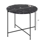 Abilaud AVILA D52xH40cm, must Diivanilauad ja abilauad ACTONA