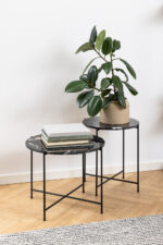Abilaud AVILA D52xH40cm, must Diivanilauad ja abilauad ACTONA