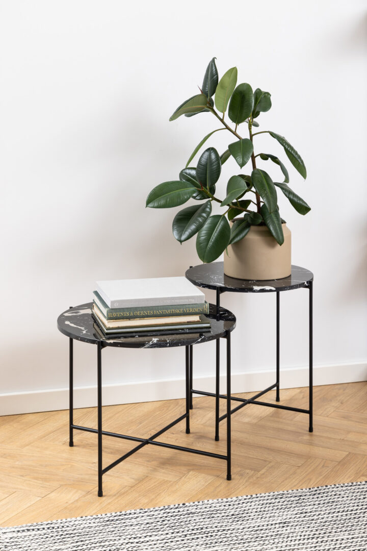 Abilaud AVILA D52xH40cm, must Diivanilauad ja abilauad ACTONA