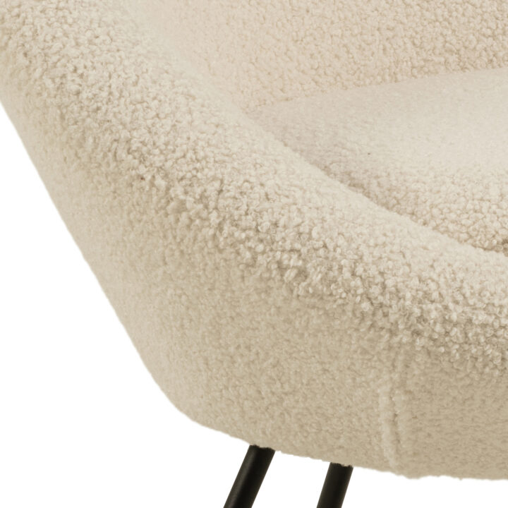 Tugitool CENTER 82x71xH81cm, loodusvalge, kangas, metall Elutoamööbel ACTONA