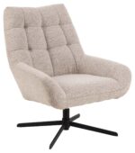 Tugitool PARIS beež, 73x82xH88cm, kangas, metall Elutoamööbel ACTONA