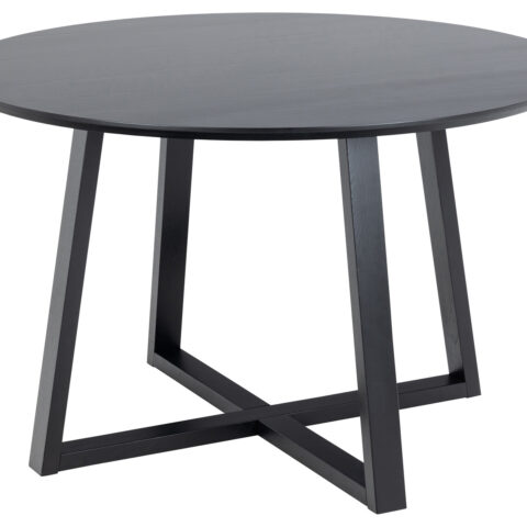 Söögilaud MALIKA D120xH75cm, must Söögilauad ACTONA