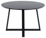 Söögilaud MALIKA D120xH75cm, must Söögilauad ACTONA