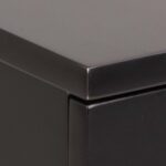 Öökapp ASHLAN 40x32xH16,5cm, must Magamistuba ACTONA