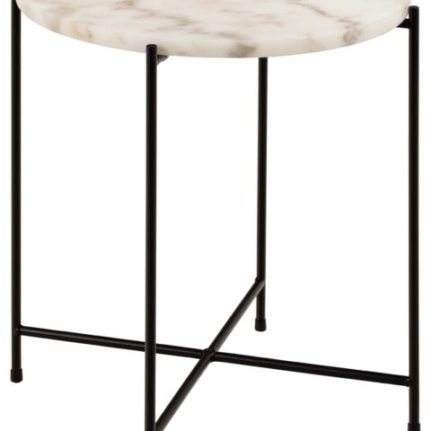 Abilaud AVILA D42xH45cm, valge, marmor, metall Diivanilauad ja abilauad ACTONA