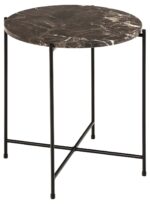 Abilaud AVILA D42xH45cm, pruun, marmor, metall Diivanilauad ja abilauad ACTONA