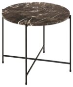 Abilaud AVILA D52xH40cm, pruun, marmor, metall Diivanilauad ja abilauad ACTONA