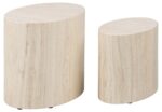 Diivanilauad 2tk MICE 48x33xH40cm, 40×24,5xH33cm, beež Diivanilauad ja abilauad ACTONA
