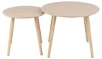 Diivanilauad 2tk ROSLIN D60xH45cm, D45xH41,5cm, naturaalne Diivanilauad ja abilauad ACTONA