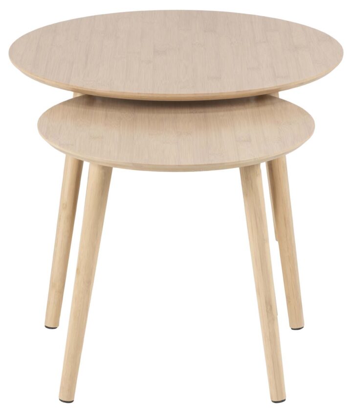 Diivanilauad 2tk ROSLIN D60xH45cm, D45xH41,5cm, naturaalne Diivanilauad ja abilauad ACTONA