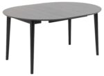 Söögilaud MONTREUX D115/154xH75cm, must Söögilauad ACTONA