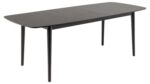 Söögilaud MONTREUX 180/219x90xH75cm, must Söögilauad ACTONA