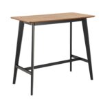Baarilaud ROXBY 120x60xH105cm, naturaalne/must Baarilauad ACTONA