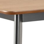Baarilaud ROXBY 120x60xH105cm, naturaalne/must Baarilauad ACTONA