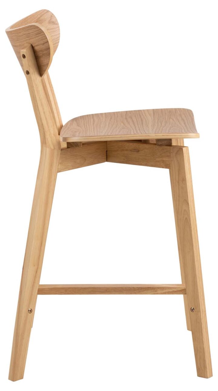 Baaritool ROXBY naturaalne, 45x49xH105cm, tammespoon, puit Baaripukid ja baarilauad ACTONA