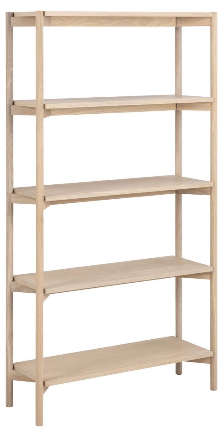 Riiul OXFORD 86x30xH160cm, valge Elutoamööbel ACTONA