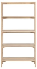 Riiul OXFORD 86x30xH160cm, valge Elutoamööbel ACTONA