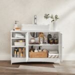 Valamukapp 90x30x60cm, roosa, valge Vannitoakapid