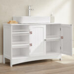 Valamukapp 90x30x60cm, roosa, valge Vannitoakapid