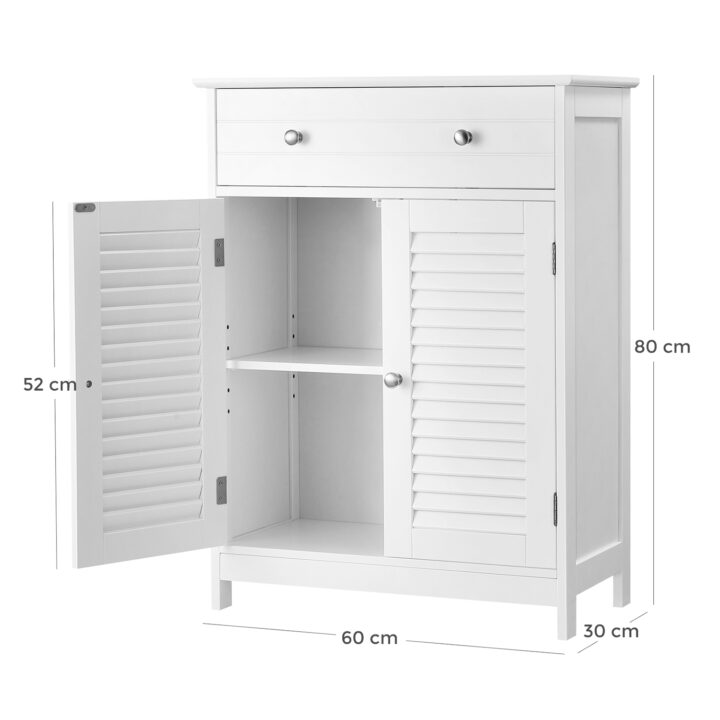 Vannitoakapp 60x30x80cm, valge Vannitoakapid