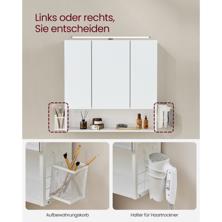 Valamukapp 70×14.5x70cm, valge Vannitoakapid