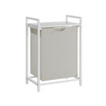 Pesukorv 50x33x72cm, valge Pesukorvid