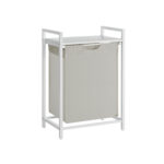 Pesukorv 50x33x72cm, valge Pesukorvid