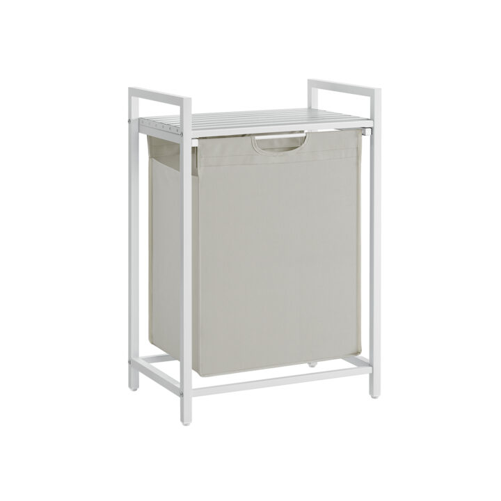 Pesukorv 50x33x72cm, valge Pesukorvid