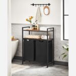 Pesukorv 73x33x92cm, must, retrohõnguline värv Pesukorvid