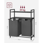 Pesukorv 73×33×92cm Pesukorvid