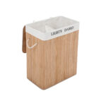 Pesukorv 52x32x62.5cm, looduslik, riidest kate Pesukorvid