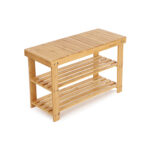 Bambusest kingade organiseerija 70×28.5x45cm, looduslik Jalatsikapid, jalatsiriiulid