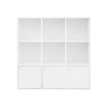 Raamatukapp 97.5x29x97.5cm, valge Raamaturiiulid