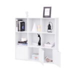 Raamatukapp 97.5x29x97.5cm, valge Raamaturiiulid