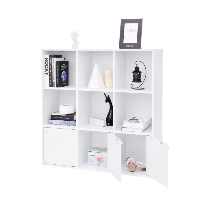 Raamatukapp 97.5x29x97.5cm, valge Raamaturiiulid