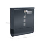 Postkast 30.8x10x33.8cm, hall Postkastid