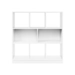 Raamatukapp 100×97.5x30cm, valge Raamaturiiulid