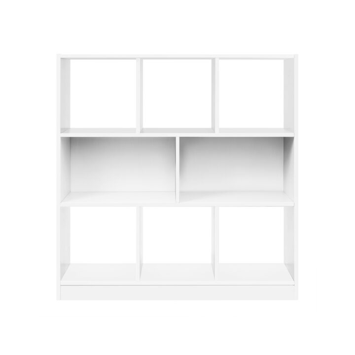 Raamatukapp 100×97.5x30cm, valge Raamaturiiulid