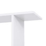Raamatukapp 70x24x190.5cm, valge Raamaturiiulid