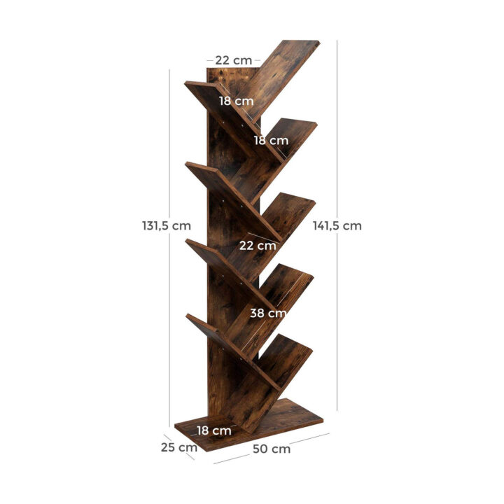 Raamatukapp 50x25x141.5cm, antiik Raamaturiiulid