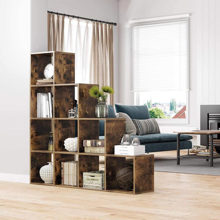 Raamatukapp 129.5x29x129.5cm, valge Raamaturiiulid