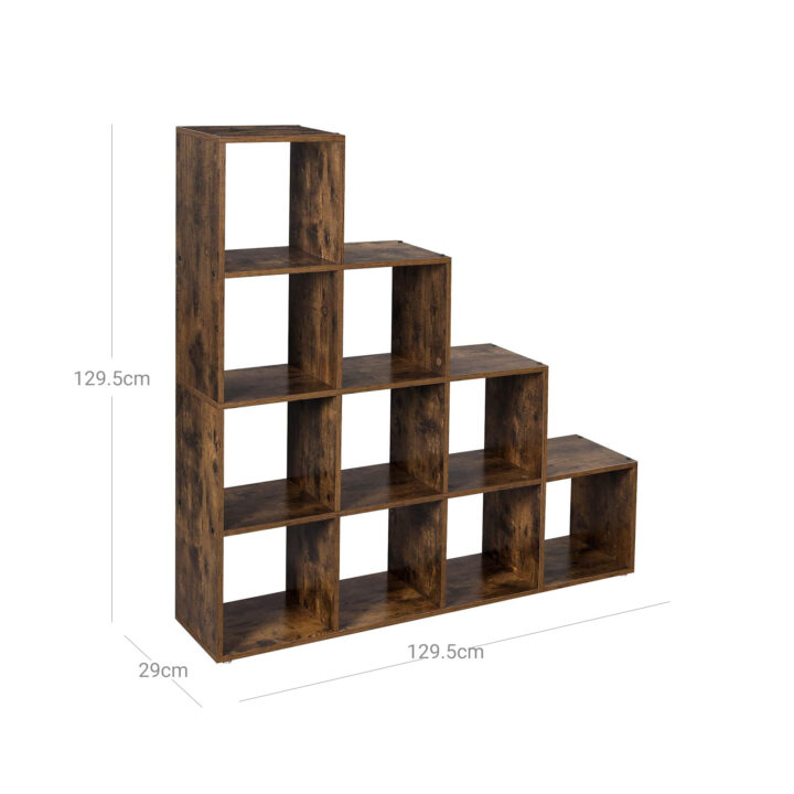 Raamatukapp 129.5x29x129.5cm, valge Raamaturiiulid