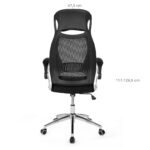 Kontoritool 68x55x(116-126)cm, must Kontoritoolid