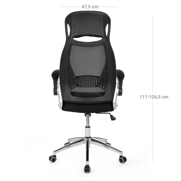 Kontoritool 68x55x(116-126)cm, must Kontoritoolid