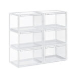 Plastikust jalatsiriiul 36x28x22cm, valge Kingakapid, riiulid ja pingid