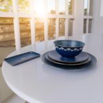 Taldrik BLUE SUN D22cm, tumesinine kreaamika Lauanõud Lauanõud