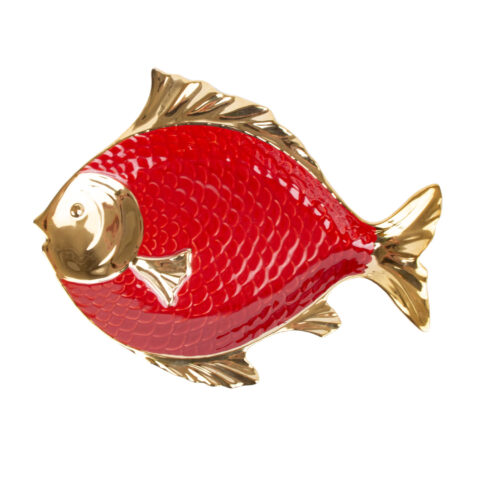 Vaagen GOLDFISH 44x36cm, punane keraamika Lauanõud Lauanõud