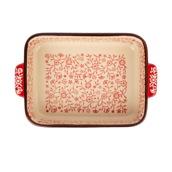 Ahjuvorm STAR BAKE 21x14cm, punane keraamika Lauanõud Lauanõud