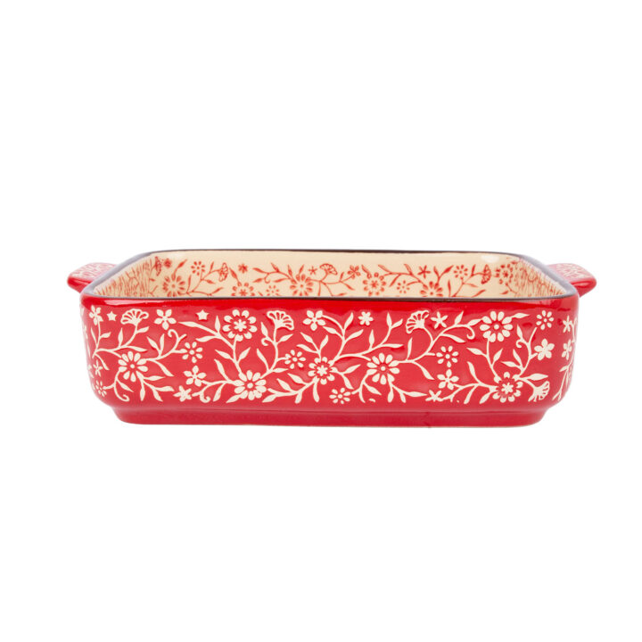 Ahjuvorm STAR BAKE 21x14cm, punane keraamika Lauanõud Lauanõud